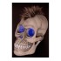 Череп настенный Панк с подсветкой гигант. Punks not Dead