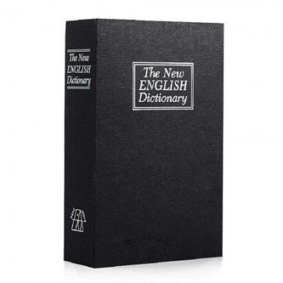 Книга сейф Словарь черный 11 см