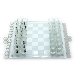 Игровой набор (Шахматы с рюмками,шашки,карты)