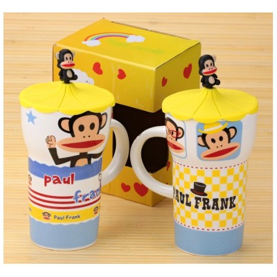 Кружка большая "Обезьяна"( Paul Frank monkey) 4 вида
