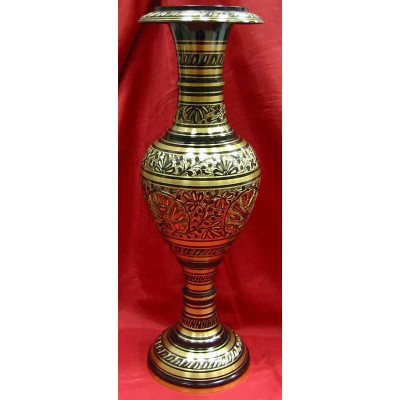 Ваза бронзовая черная (42,5х13,5х13,5 см)