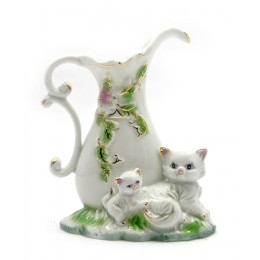 Котята с кувшином фарфор Котята с кувшином фарфор
