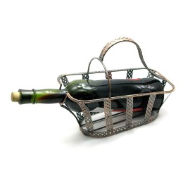 ПОДСТАВКА ДЛЯ БУТЫЛКИ "КОРЗИНКА" (Металл) ПОДСТАВКА ДЛЯ БУТЫЛКИ "КОРЗИНКА" (Металл)