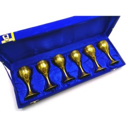 Рюмки бронзовые позолоченные