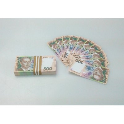 Пачка 500 гривен мини «конфетти»