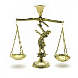 Подсвечник "Весы" бронзовый (Lady Balance Small) Подсвечник "Весы" бронзовый (Lady Balance Small)
