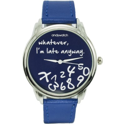 Наручные часы "I am  late blue"