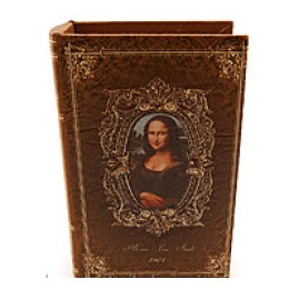 Книга-сейф Кожаная (17см) Мона Лиза Книга-сейф Кожаная (17см) Мона Лиза
