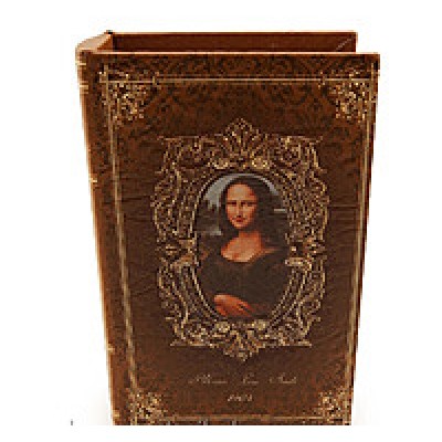 Книга-сейф Кожаная (17см) Мона Лиза Книга-сейф Кожаная (17см) Мона Лиза