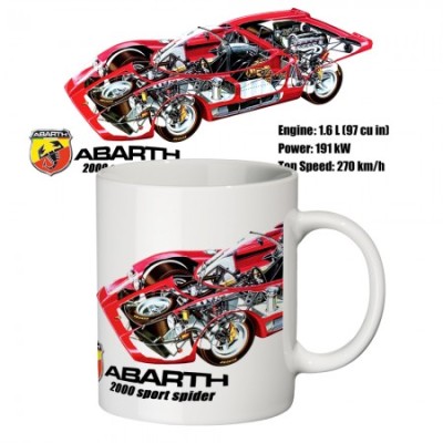 Чашка с принтом 65501 Abarth
