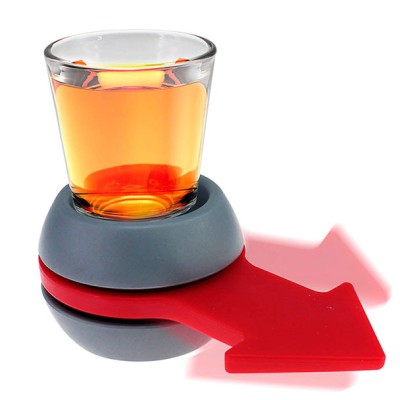Стакан "shot spinner" ( стакан "Кому пить"? ) Стакан "shot spinner" ( стакан "Кому пить"? )